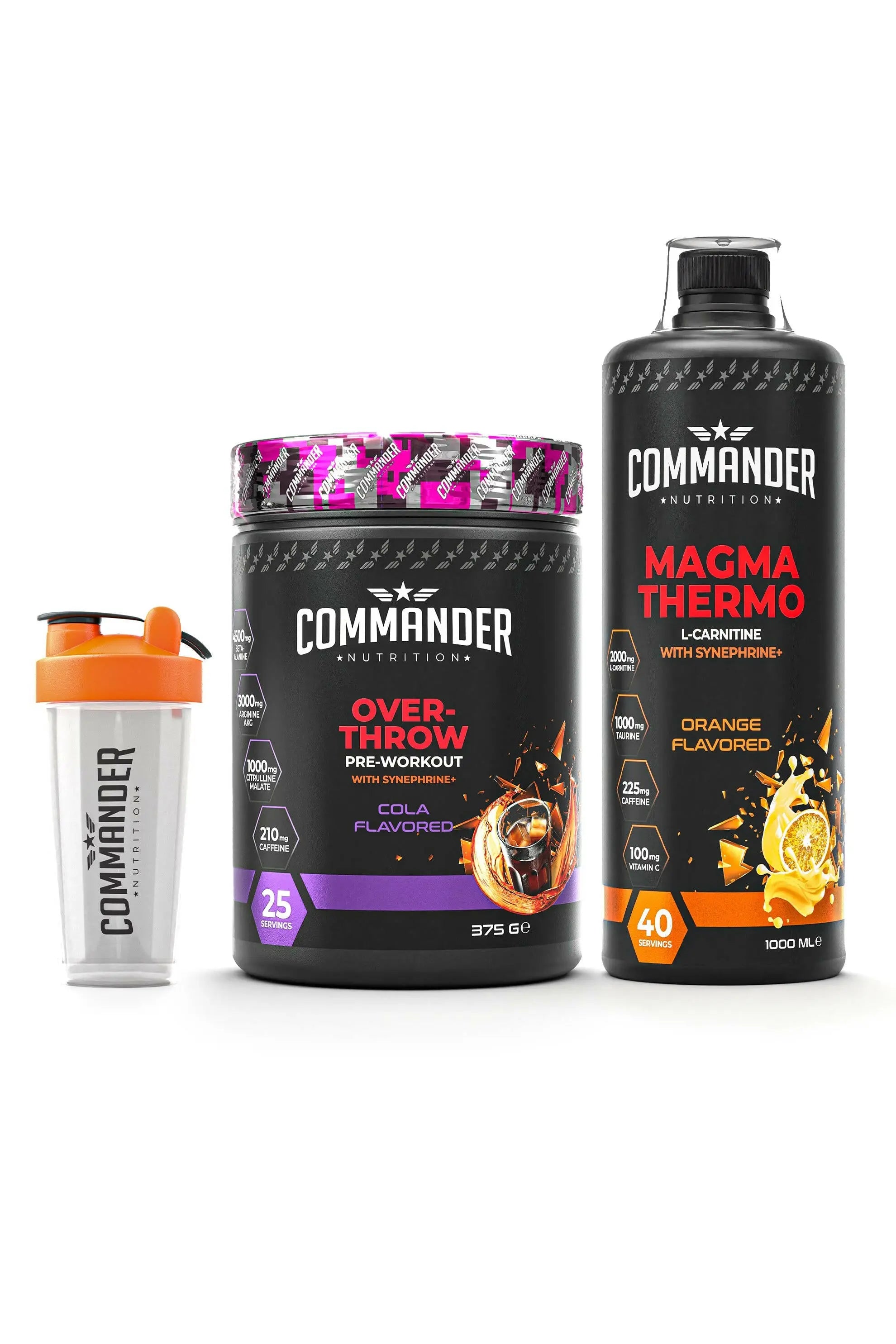 Overthrow Pre-Workout + Magma Thermo L-Carntine Paketi